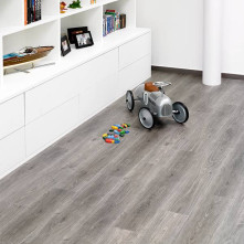 Ламинат DomCabinet DCV318 Дуб аутентичный светло-серый