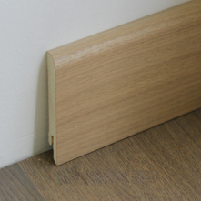 Дерев'яний плінтус Pedross Oak White Oiled (70мм)