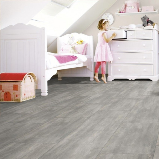Вінілова плитка пвх WINEO 400 Stone Courage Stone Grey клейовий | DB00137