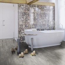 Вінілова плитка ПВХ WINEO 400 Stone Courage Stone Grey замок | MLD00137