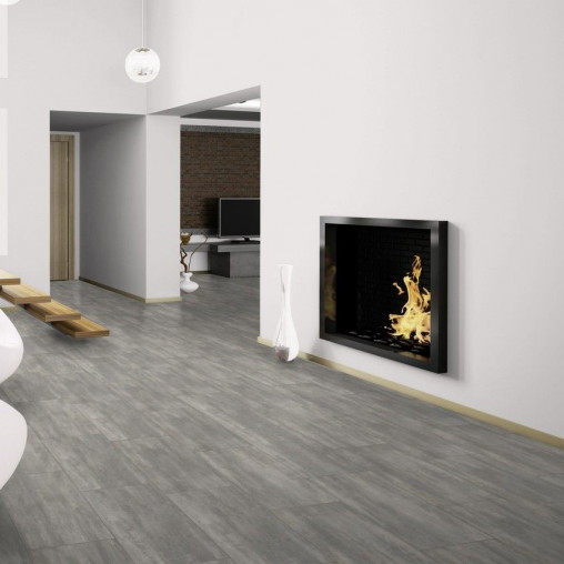 Вінілова плитка ПВХ WINEO 400 Stone Courage Stone Grey замок | MLD00137