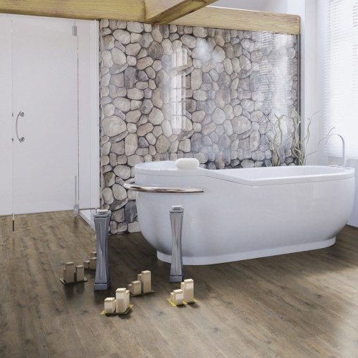 Вінілова плитка пвх WINEO 400 Wood Embrace Oak Grey клейовий | DB00110