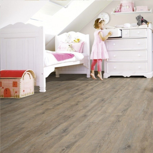 Вінілова плитка пвх WINEO 400 Wood Embrace Oak Grey клейовий | DB00110