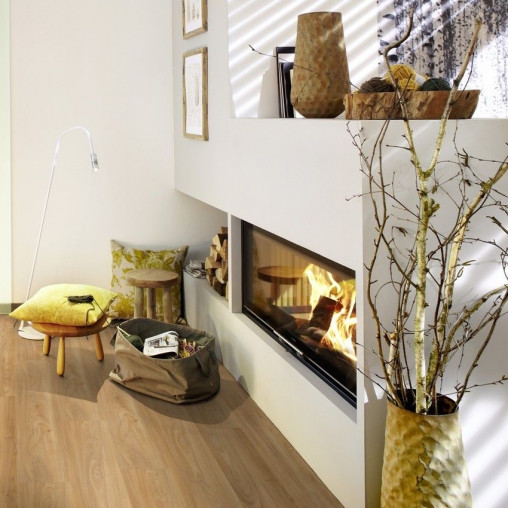 Вінілова плитка пвх WINEO 400 Wood Summer Oak Golden клейовий | DB00118