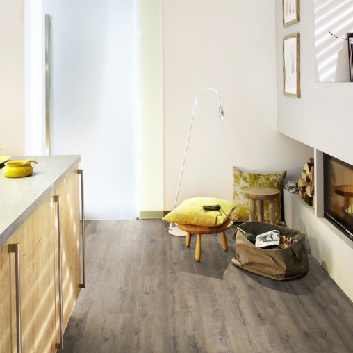 Вінілова плитка ПВХ WINEO 400 Wood Embrace Oak Grey замок | DLC00110