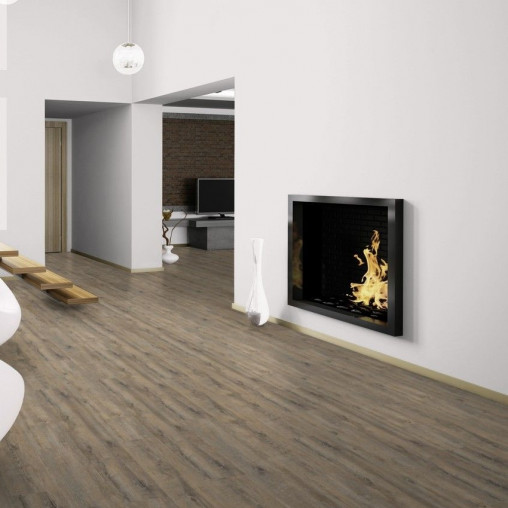 Вінілова плитка ПВХ WINEO 400 Wood Embrace Oak Grey замок | DLC00110