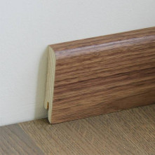 Дерев'яний плінтус Pedross Walnut American Varnished (70мм) Дерев'яний плінтус Pedross Walnut American Varnished (70мм)