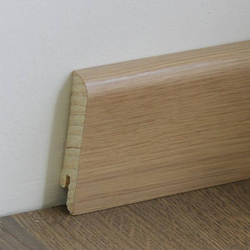Дерев'яний плінтус Pedross White Oak Varnished (70мм)