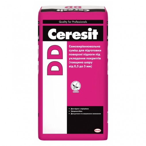 Самовыравнивающаяся смесь Ceresit DD (25кг) Самовыравнивающаяся смесь Ceresit DD (25кг)