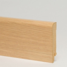 Дерев'яний плінтус Pedross дуб білий прямий (70мм)