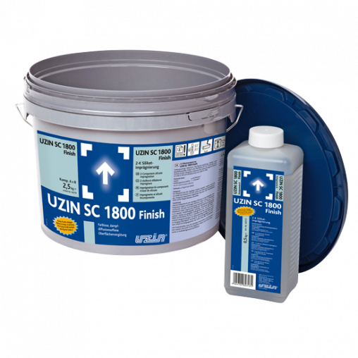 Паропроникне силікатне просочення UZIN SC 1800 Finish (2,5кг) 82278