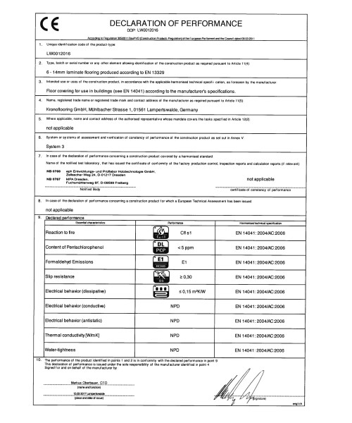 Сертификат EuroHome