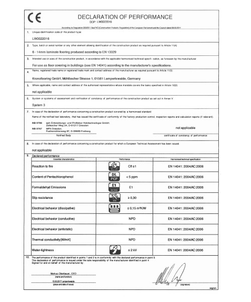 Сертификат EuroHome