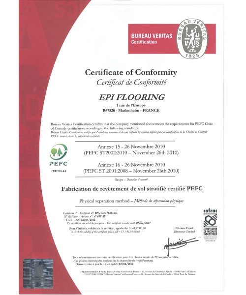 Сертификат Alsapan