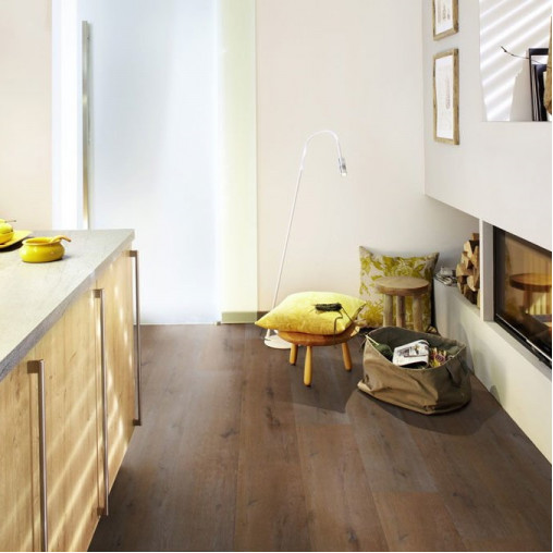 Вінілова плитка пвх WINEO 400 Wood XL Intuition Oak Brown клейовий | DB00130