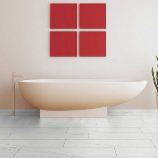Вінілова плитка ПВХ WINEO 800 Stone XL White Marble замок | DLC00090