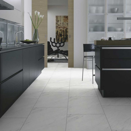 Вінілова плитка ПВХ WINEO 800 Stone XL White Marble замок | DLC00090