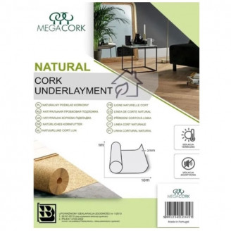 MEGACORK Подложка пробковая (2 мм) (4 м.кв) MEGACORK Подложка пробковая (2 мм) (4 м.кв)