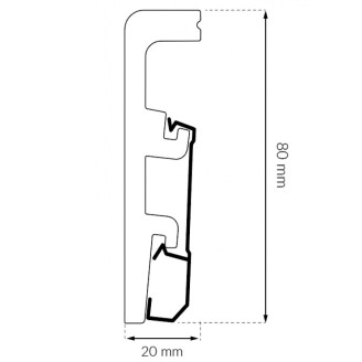 Плінтус Arbiton Integra Ясен Північний | 04 Плінтус Arbiton Integra Ясен Північний | 04