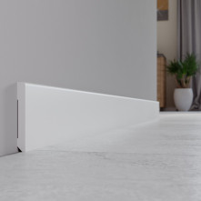 Плінтус Arbiton Stiq 80 Білий | SO810