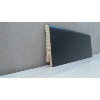 Плінтус Kluchuk Рустик KLR80-12 Дуб Чорний (80мм)