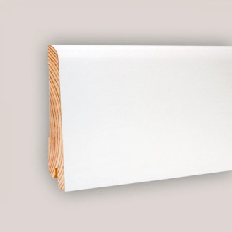 Плінтус Kluchuk Рустик KLR80-13 Дуб Білий (80мм)