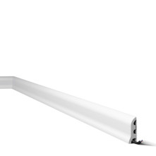 Плінтус NMC дюрополімерний FL3 WallStyl білий | 3004394