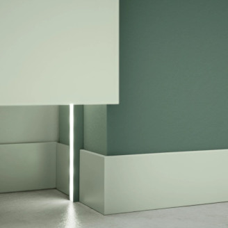 Плинтус NMC дюрополимерный FL9 WallStyl белый | 3003762