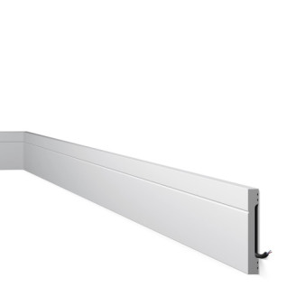 Плінтус NMC дюрополімерний FD11 WallStyl білий | 3000438