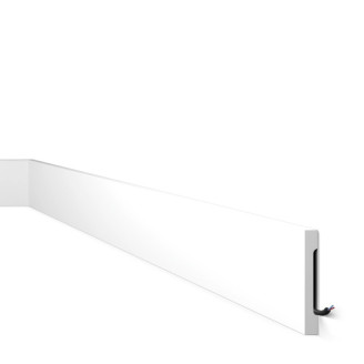 Плинтус NMC дюрополимерный FD2S WallStyl белый | 3028380