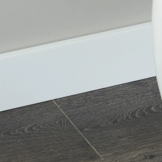 Плинтус NMC дюрополимерный FD2S WallStyl белый | 3028380