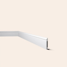 Плінтус NMC дюрополімерний FO2 WallStyl білий | 3013742