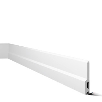 Плінтус NMC дюрополімерний FD22 WallStyl білий | 3000441