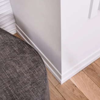 Плінтус NMC дюрополімерний FD22 WallStyl білий | 3000441