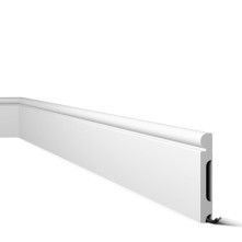 Плинтус NMC дюрополимерный FL4 WallStyl белый | 3013707