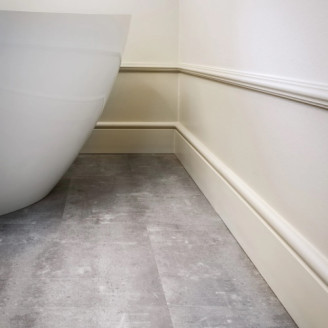 Плинтус NMC дюрополимерный FL4 WallStyl белый | 3013707