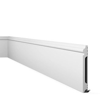 Плінтус NMC дюрополімерний FL17 WallStyl білий | 3041625