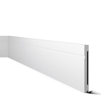 Плінтус NMC дюрополімерний FD20 WallStyl білий | 3011974