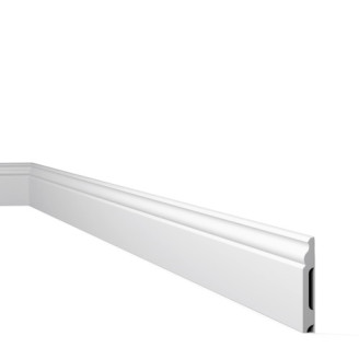 Плінтус NMC дюрополімерний FB2F WallStyl RAL9016 | 3013090