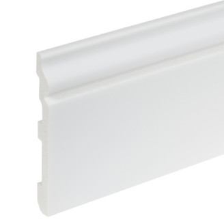Плінтус дюрополімерний Cezar Elegance LPC-22 білий матовий | W-LS-LPC-22-101-200 Плінтус дюрополімерний Cezar Elegance LPC-22 білий матовий | W-LS-LPC-22-101-200