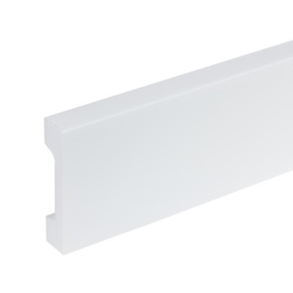 Плінтус дюрополімерний Cezar Elegance LPC-23 білий матовий | W-LS-LPC-23-101-200 Плінтус дюрополімерний Cezar Elegance LPC-23 білий матовий | W-LS-LPC-23-101-200