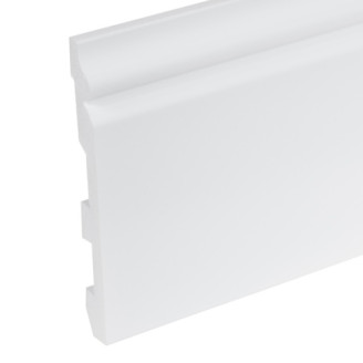 Плінтус дюрополімерний Cezar Elegance LPC-24 білий матовий | W-LS-LPC-24-101-244 Плінтус дюрополімерний Cezar Elegance LPC-24 білий матовий | W-LS-LPC-24-101-244