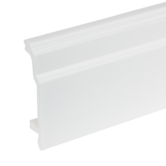 Плінтус дюрополімерний Cezar Elegance LPC-26 білий матовий | W-LS-LPC-26-101-200 Плінтус дюрополімерний Cezar Elegance LPC-26 білий матовий | W-LS-LPC-26-101-200