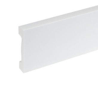 Плінтус дюрополімерний Cezar Elegance LPC-28 білий матовий | W-LS-LPC-28-101-200 Плінтус дюрополімерний Cezar Elegance LPC-28 білий матовий | W-LS-LPC-28-101-200