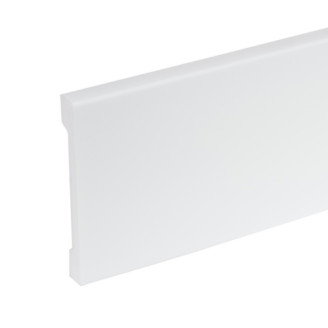 Плінтус дюрополімерний Cezar Elegance LPC-37 білий матовий | W-LS-LPC-37-101-200 Плінтус дюрополімерний Cezar Elegance LPC-37 білий матовий | W-LS-LPC-37-101-200