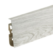 Плінтус ПВХ Cezar Hi Line Prestige Ясень Сантьяго Матовий | W-PC-HLP-M289-250