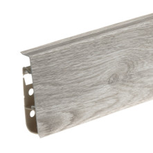 Плінтус ПВХ Cezar Hi Line Prestige Дуб Масала Матовий | W-PC-HLP-M281-250