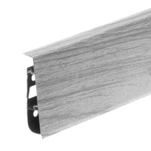 Плінтус ПВХ Cezar Hi Line Prestige Дуб сірий світлий Матовий | W-PC-HLP-M078-250