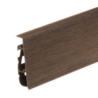 Плінтус ПВХ Cezar Hi Line Prestige Гікорі Матовий | W-PC-HLP-M106-250