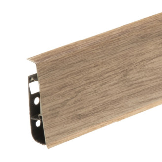 Плінтус ПВХ Cezar Hi Line Prestige Дуб Невада Матовий | W-PC-HLP-M126-250